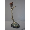 thumbnail image 4 of Nifao Colored Monkey Resting on a Tree Bronze Statue – Home Decor Sculpture, 12"L x 13"W x 27"H, 4 of 10