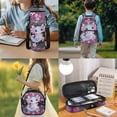 thumbnail image 5 of Yspwyqan Starry Axolotl Backpack Set for School, Pink Glitter Girls Backpack with Lunch Box Water Bottle, 17 Inch Large Capacity Adjustable Straps Daypack for Hiking, 5 of 7