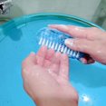 thumbnail image 4 of Cepillo de limpieza de uñas de dos caras, cepillo de mano para fregar uñas, cerdas suaves y rígidas, para hombres, mujeres y niños, 4 piezas, transparente, multicolor, 4 of 5
