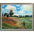 thumbnail image 1 of La Pastiche Claude Monet 'Poppy Field in Argenteuil' Hand Painted Oil Reproduction, 1 of 4