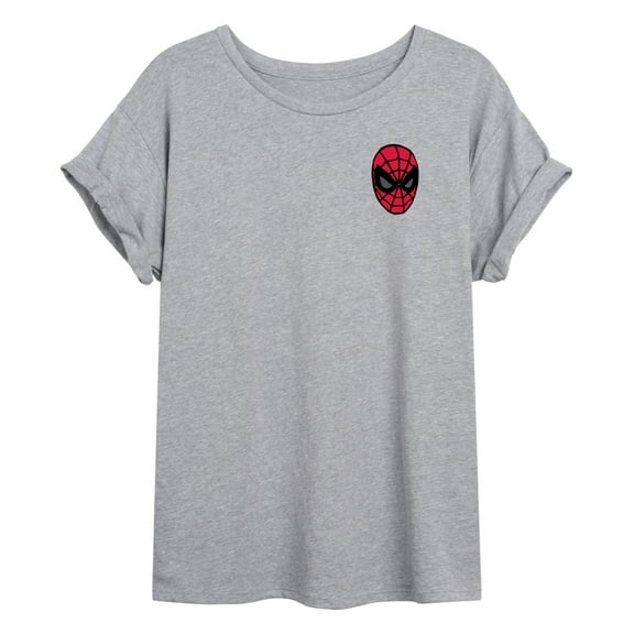 Marvel Spider-Man - USA Flag - Women's Oversized Graphic T-Shirt