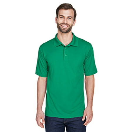 Mens Bamboo Charcoal Polo - UltraClub Men's Cool & Dry Mesh Piqué Polo