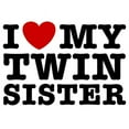 thumbnail image 2 of CafePress - I Love My Twin Sister Mug - 11 oz Ceramic Mug - Novelty Coffee Tea Cup, 2 of 4
