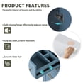 thumbnail image 2 of 30'' Bathroom Vanity with Ceramic Sink Combo, Modern Bathroom Storage Cabinet with 3 Drawers and 2 Soft Closing Doors, Freestanding Bathroom Vanities, Solid Wood Frame, Indigo, 2 of 8