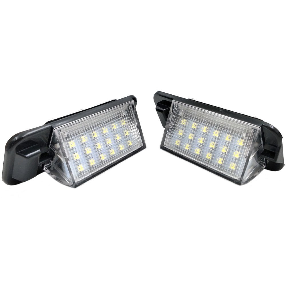 Nikauto 2Pcs 6500k 3528SMD LED License Plate Light for BMW E36 1992-1999