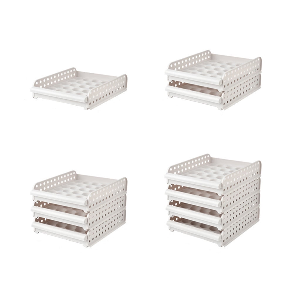 Masteelf  Egg Container Refrigerator Crisper Organizer Kitchen Drawer for Fridge