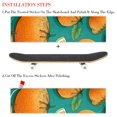 thumbnail image 2 of Cantaloupe Emery Surface PVC Back Skateboard Grip Tape Stickers (Pack of Two) - 8.8x32.6in/22.4x83cm, 2 of 5