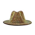 thumbnail image 4 of Western Cowboy Hat With Rhinestone Embellishments For Fashion Parties Stage Performances And Festive Events Cowboy Gold One Size, 4 of 4