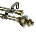 thumbnail image 2 of Dynasty 13/16 inch Double Curtain Rod-Color:Antique Brass,Size:28-48", 2 of 2