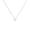 Silver, variant on UDIYO Necklace Simple Anti-rust Women Five Point Star Shape Clavicle Chain for Dating