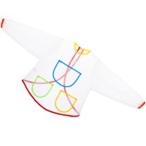 FUTUREORYY 2Pcs Painting Apron Waterproof Childrens Clothing Protector Long-Sleeved PVC 18.5X15.4X0.2In