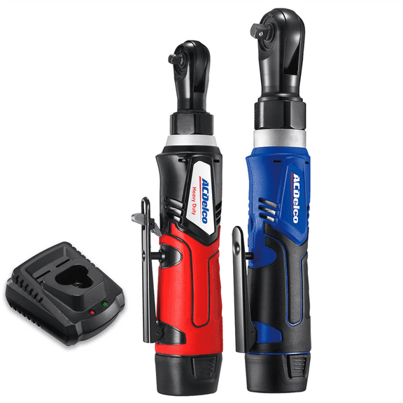 ACDelco ACDelco G12 Series 12V Li-ion Cordless 1/4" & 3/8"? Ratchet Wrench Combo Tool Kit with 2 Batteries