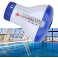 thumbnail image 4 of PULMCheerger Floating Tablet Dispenser,Floating Swimming Pool Chemical Chlorine Dispenser with Thermometer Tablet Holder, Pool Floating Tablet Dispenser, 4 of 6