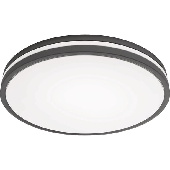 Feit 3019443 6.3 x 14 x 14 in. Matte Black & Black Ceiling Fixture
