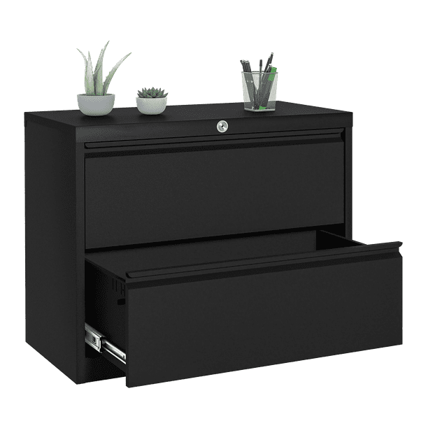 SUPEER Metal Lateral File with 2 Drawers, Large Capacity File