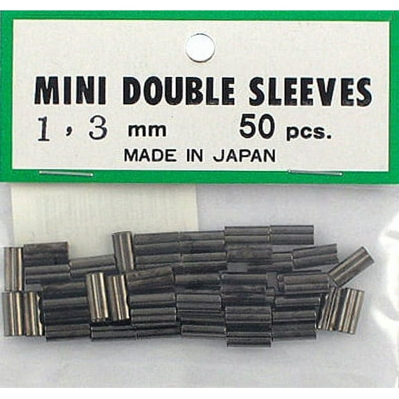 Izuo Brothers Mini Double Sleeve, 1.3mm, 50-piece Fishing Terminal Tackle