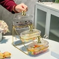 thumbnail image 4 of Hovmgk Plastic Fruit Snack Display Tray, Home Living Room Organizer for Dried Fruits, Elegant Dessert Tray with Transparent Cover & Divided Compartments, Stylish & Space-Saving, 4 of 4