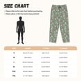 thumbnail image 3 of Fotbe Retro Hippie Groovy Mushroom Pantalones de Pijama para Mujer, Pantalones de Dormir, Pantalones Pj con Cordón y Bolsillos-3X-Large, 3 of 6