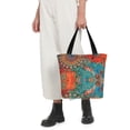 thumbnail image 5 of Bingfone Mandala Colorful 1 Women Shoulder Tote Bags Casual Bag Ladies Shopping Handbag, 5 of 7