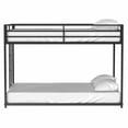 thumbnail image 2 of Nmkwnr Full over Full Metal Bunk Bed Frame with Ladder, Black, 2 of 8