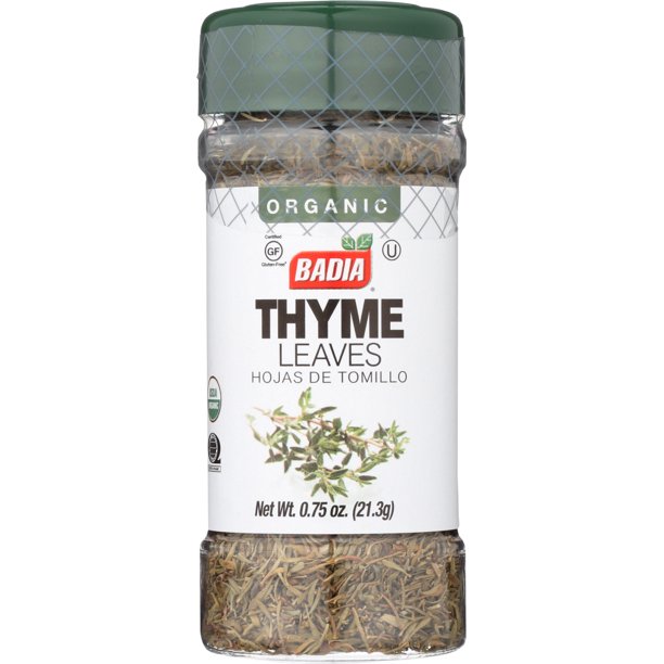 Badia Organic Thyme Leaves, 0.75 oz