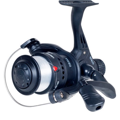 Gone Fishing Fishing Open Face Spinning Reel, Black