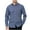 Dark Blue, variant on PuLe Rugby Shirt Mens Long Sleeve Button Down Shirt Casual Untucked Shirts for Men Oxford Dress Shirts