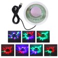thumbnail image 3 of Luz de escenario RGB de 48 LED para karaoke y fiestas de baile, efecto de discoteca giratorio de 360° para DJ, 3 of 8