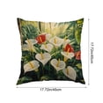 thumbnail image 3 of weibbin Small Fresh Flower Series Pillow Cover for Sofa Living Room, 17.7x17.7 Inches, Multicolor, 3 of 6