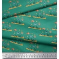 thumbnail image 3 of Soimoi Rayon Fabric Coral & Fish Ocean Print Fabric by The Yard 42 Inch Wide, 3 of 3