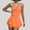 Orange, variant on Summer Rompers For Women 2024 Tennis Skirt Dress Athletic Skort Romper Dress With Shorts Underneath Trendy Drawstring Romper New Years Eve Outfit Athletic Jumpsuit Winery Outfit for Women Jumpsuits