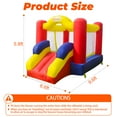 thumbnail image 3 of Dvreugde Inflatable Bounce House Slide with Blower for Kids 3-5 Jumping Castle 6.6x9.6ft, 3 of 7