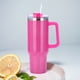 thumbnail image 4 of Frasco de vacío de viaje de acero inoxidable con taza de agua portátil de paja de 40oz para mujeres y hombres, 4 of 7