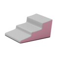 thumbnail image 4 of BELOVING Dog Stairs and Ramp Anti Slip 3 Step Pet Step for Indoor Small Dogs and Cats Pink, 4 of 10