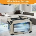 thumbnail image 4 of NiamVelo Collapsible Dog Crate 42 Inch Portable Travel Dog Soft Crate for Small Dogs 3-Door Folding Dog Kennel for Indoor and Outdoor, Beige, 4 of 12