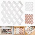 thumbnail image 7 of White Drawer Organizer,Sock Organizer,Makeup Drawer Organizer,Underwear Drawer Organizer,8pcs DIY Plastic Honeycomb Drawer Dividers Organizer for Belt,Ties,Scarf(White), 7 of 7