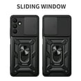 thumbnail image 6 of Xilaimitoo For Samsung Galaxy A15 5G Case, Samsung A 15 Phone Case with Slide Camera Cover, Full Body Military-Grade Phone Case with Upgrade Kickstand for Galaxy A15 5G, Black, 6 of 8