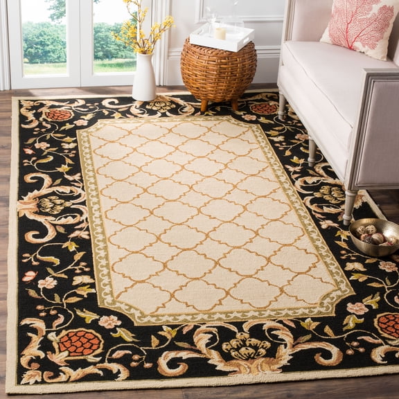Safavieh Easy Care Elisaveta Oriental Area Rug, Ivory/Black, 8' x 10'