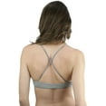 thumbnail image 2 of ToBeInStyle Women's Crisscross Back Bralette - Gray - M/L, 2 of 3