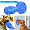 thumbnail image 6 of FiGoal Dog Chew Toys with Pet Snack Pad (Blue)Natural Rubber-Dog Chew Toys for Aggressive Chewers Tough Durable for Dogs-Teeth Cleaning Chews Slow Feeder Licking Pads for Pet Training, Boredom Buster, 6 of 9