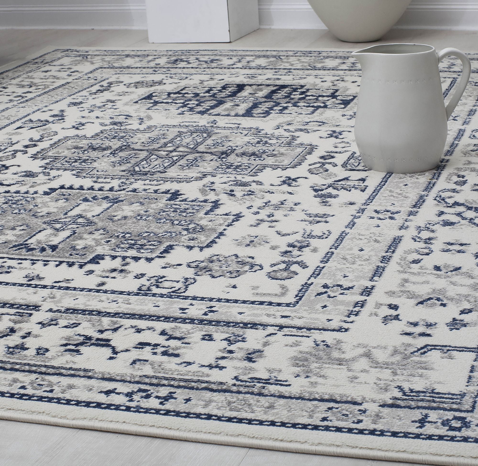 Rugs America Gallagher GL55A Glacial Sundara Vintage Transitional Area Rug, 2'6"x8'