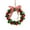 B, variant on Christmas Metal Jingle Bell Wreath Christmas Tree Pendant 5 Inch, Creative Bell Wreath Festival Garland Hanging for Home Decoration Delicate Xmas Ornament for Year Cheer for Any Space