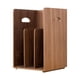 thumbnail image 1 of Estantería de madera para libros, soporte para DVD, soporte para libros, estantería de almacenamiento decorativa antideslizante Marrón profundo, 1 of 9
