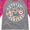 thumbnail image 3 of Paw Patrol - Totally Pawsome - Toddler And Youth Girls Raglan Graphic T-Shirt, 3 of 5