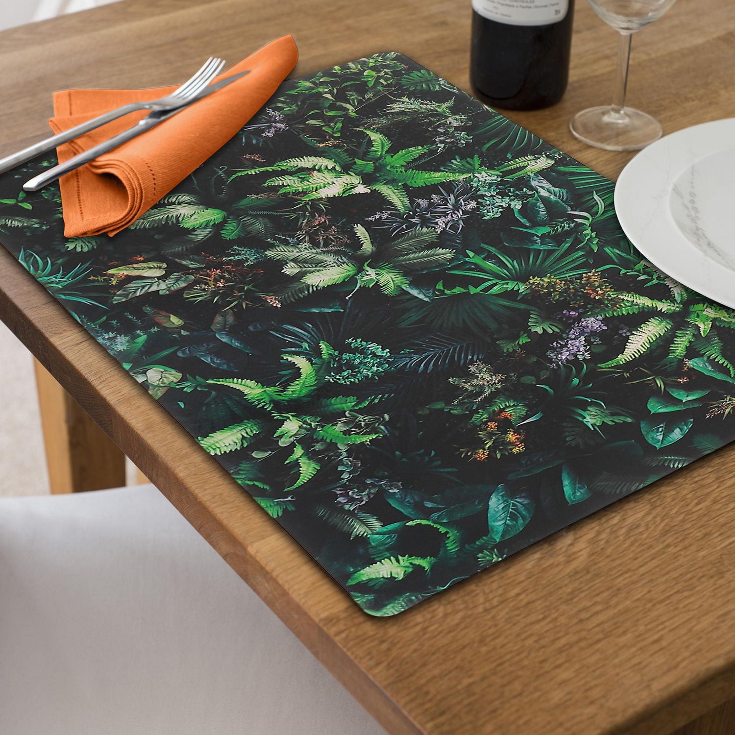 Set De Table En Plastique Living Wall - Lot De 12