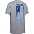 thumbnail image 2 of Under Armour Men's Athletic UA Freedom Flag T-Shirt Short Sleeve Tee, Steel/Royal, M, 2 of 2