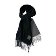 thumbnail image 2 of Womens Double Sided Scarf with Tassels, Soft Warm Winter Scarf for Cold Weather, 2 of 5