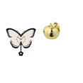 thumbnail image 1 of Reloj De Pared De Mariposa Acrílica, Escultura De Cerámica, Adorno Decorativo Para Oficina, Comedor, Habitación Infantil, Porches De Granja Y Restaurantes., 1 of 8
