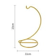 thumbnail image 3 of Homerr Iron Hanging Rack Spiral Design Stand Ornament Stand Holder for Glass Balls Spiral Design Holder with Stable Iron Base for Air Plant Terrarium Witch Ball Stand for, 3 of 11
