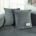 thumbnail image 5 of TOPCHANCES L Shape Sofa Covers Stretch 2 Piece Sectional Couch Slipcovers Furniture Protector  3+4 Seater, with 4pcs Pillowcases, Grey, 5 of 12